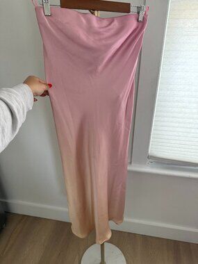 H&M Sunset Slip Strapless Dress